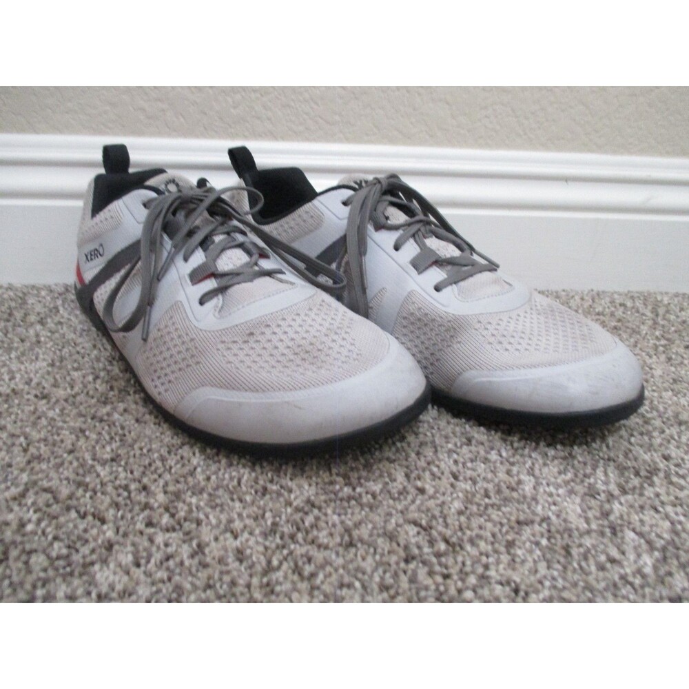 Xero Shoes Prio Neo Barefoot Running Sneakers Men's gray red Athletic - 12